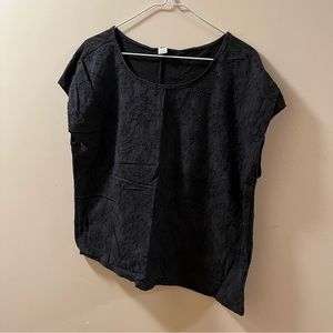 Dressy black top women’s Large